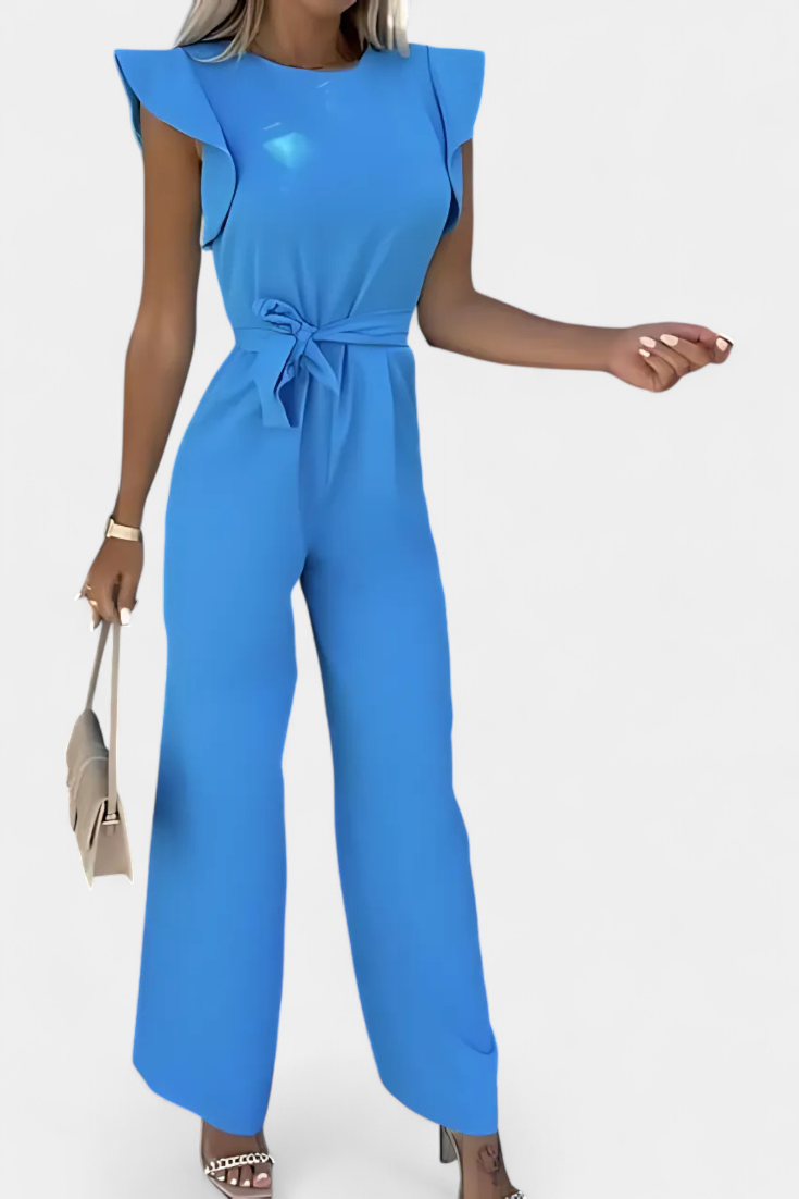 Shalonda | Mono Elegante sin Mangas con Lazo