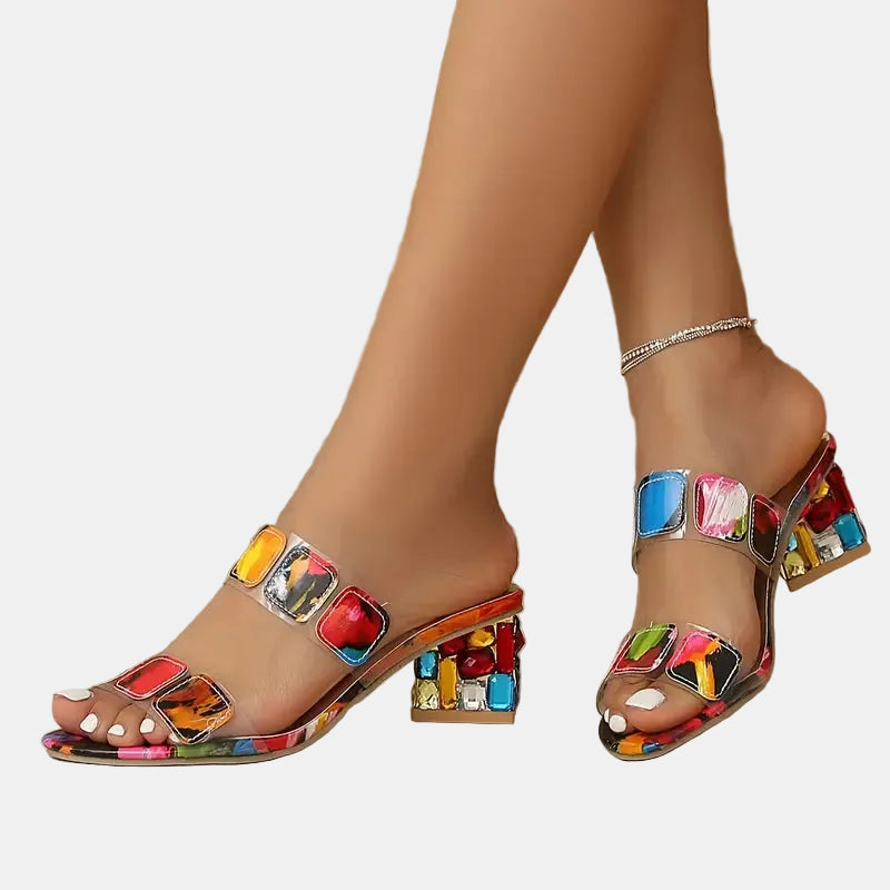 Flora | Sandalias elegantes y cómodas con dos tiras