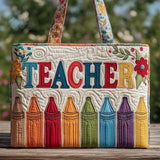 Alegría de Maestra | Bolso acolchado artesanal