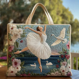 Elegancia Cisne | Bolso acolchado artesanal