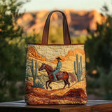 Jinete del Desierto | Bolso acolchado artesanal