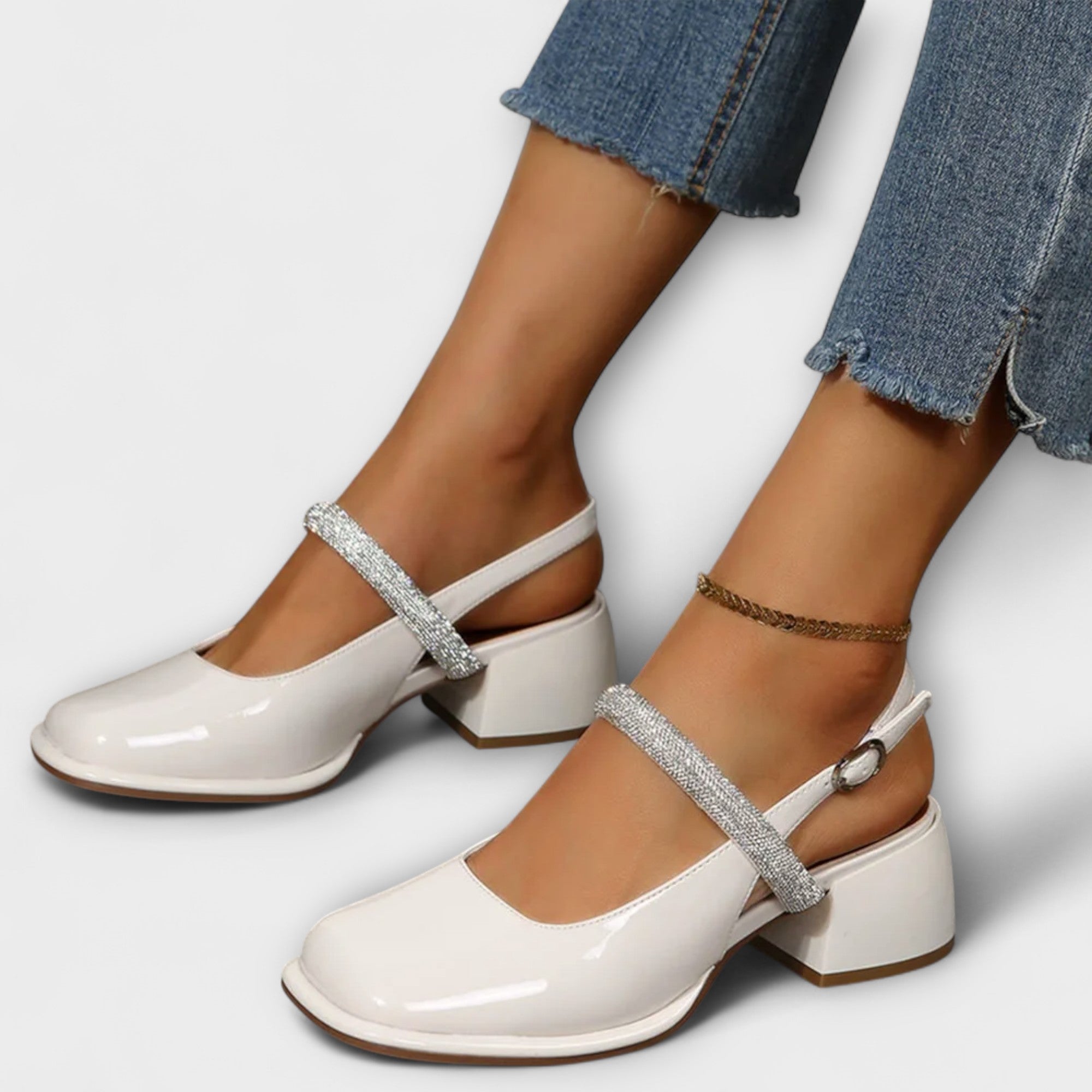 Beatriz | Sandalias Elegantes con Tacón para Brillar en Cada Ocasión