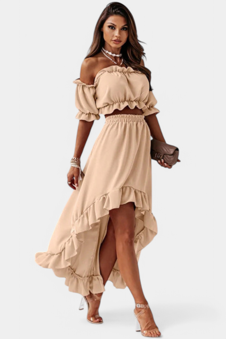 Katja | Conjunto de 2 piezas Off-Shoulder