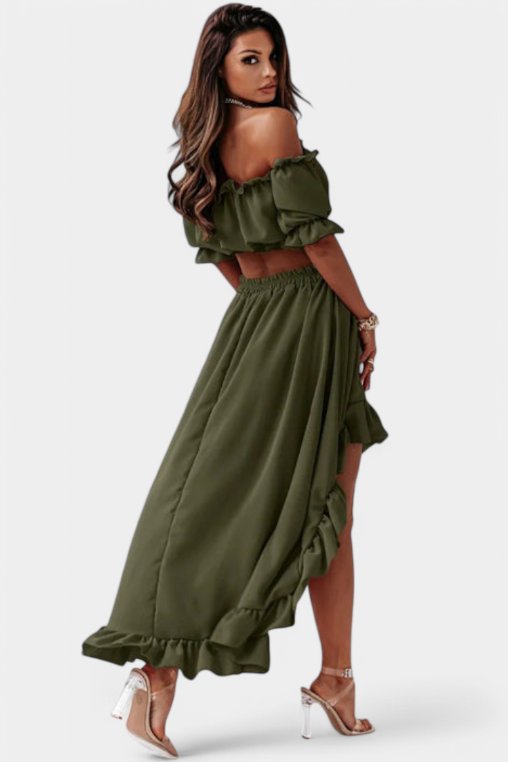 Katja | Conjunto de 2 piezas Off-Shoulder