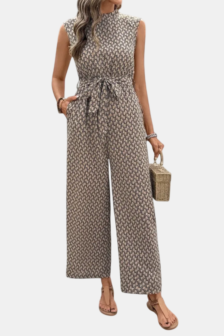 Luzia | Mono de Impresión Geométrica