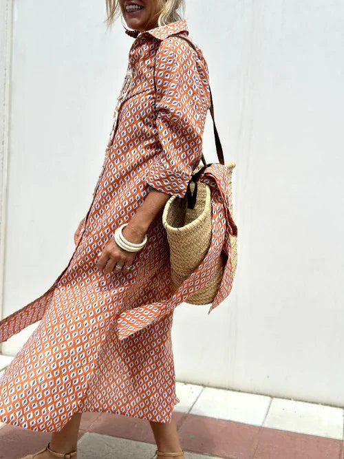 LUREZA | VESTIDO CAMISERO FLUIDO Y ELEGANTE