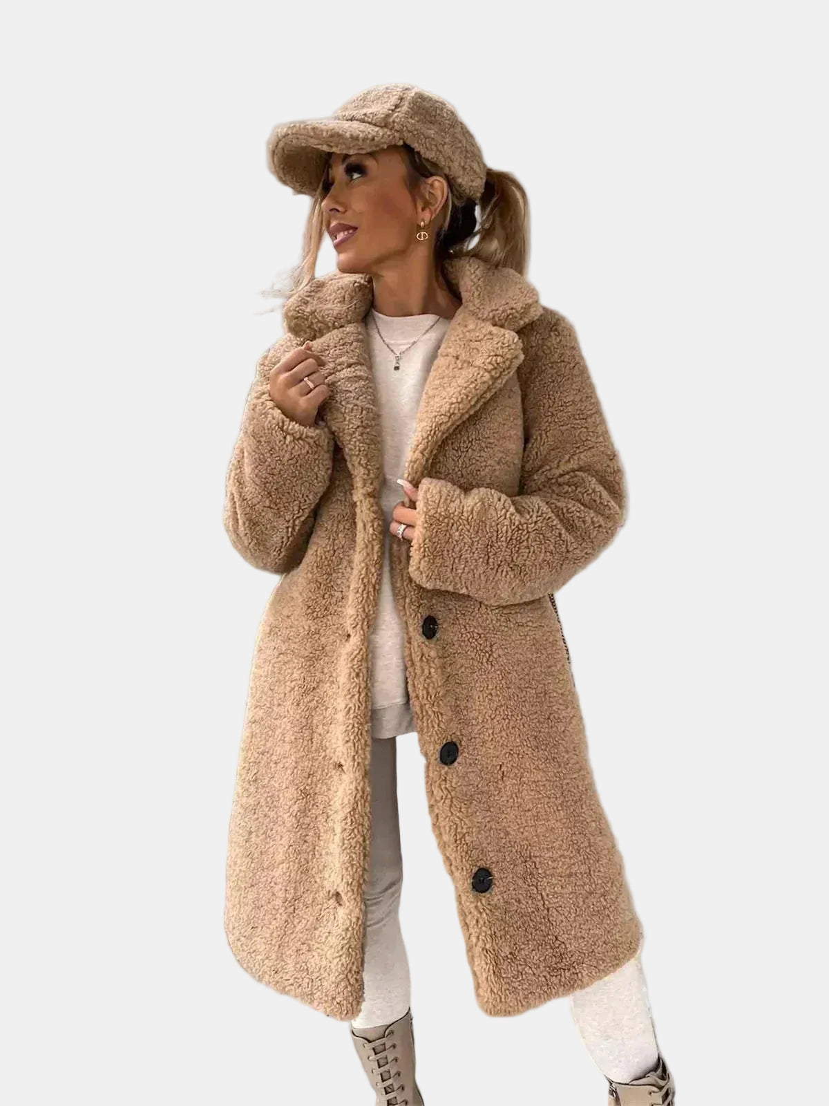 JESSICA | Abrigo de Peluche Teddy Acogedor