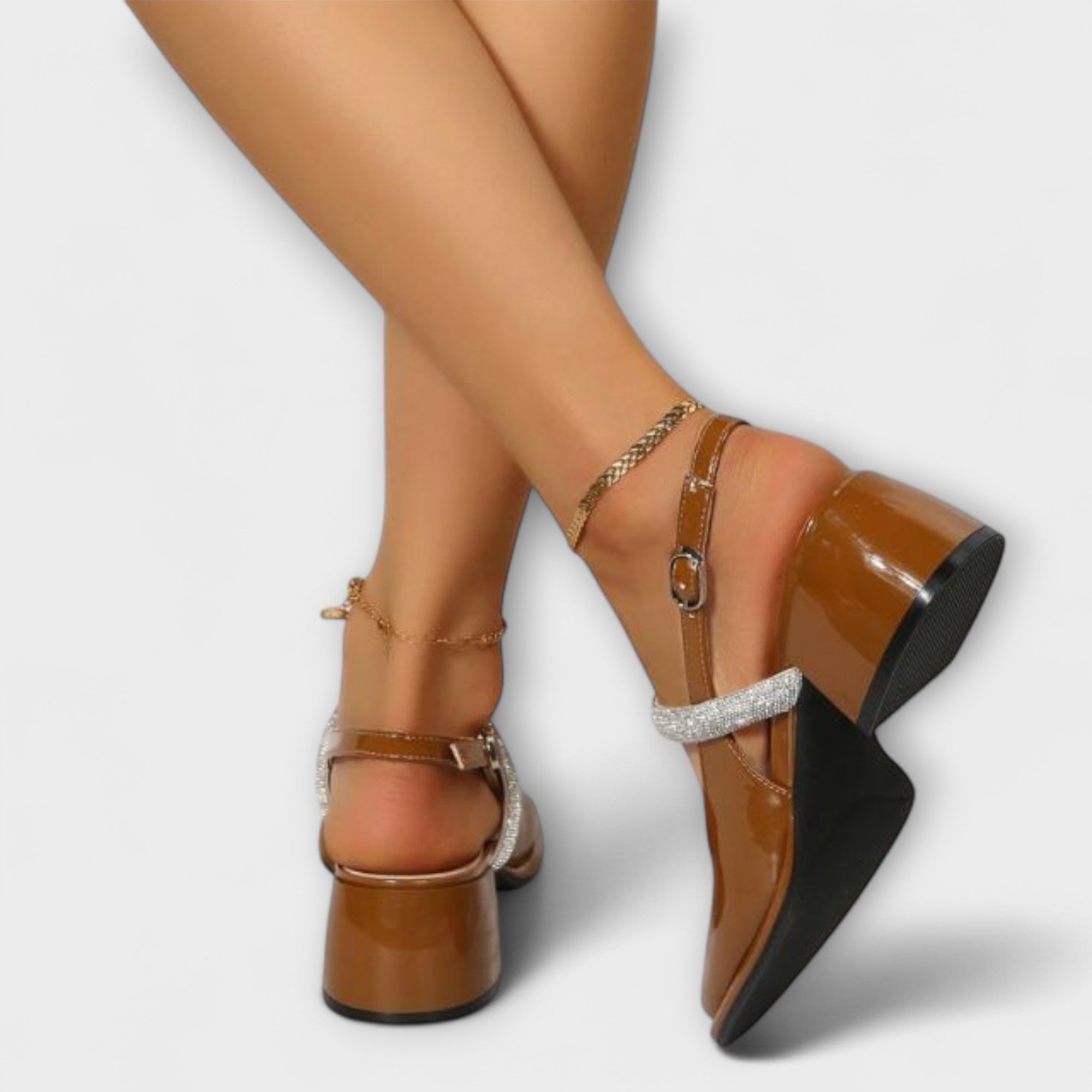 Beatriz | Sandalias Elegantes con Tacón para Brillar en Cada Ocasión