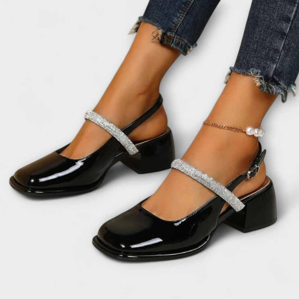 Beatriz | Sandalias Elegantes con Tacón para Brillar en Cada Ocasión