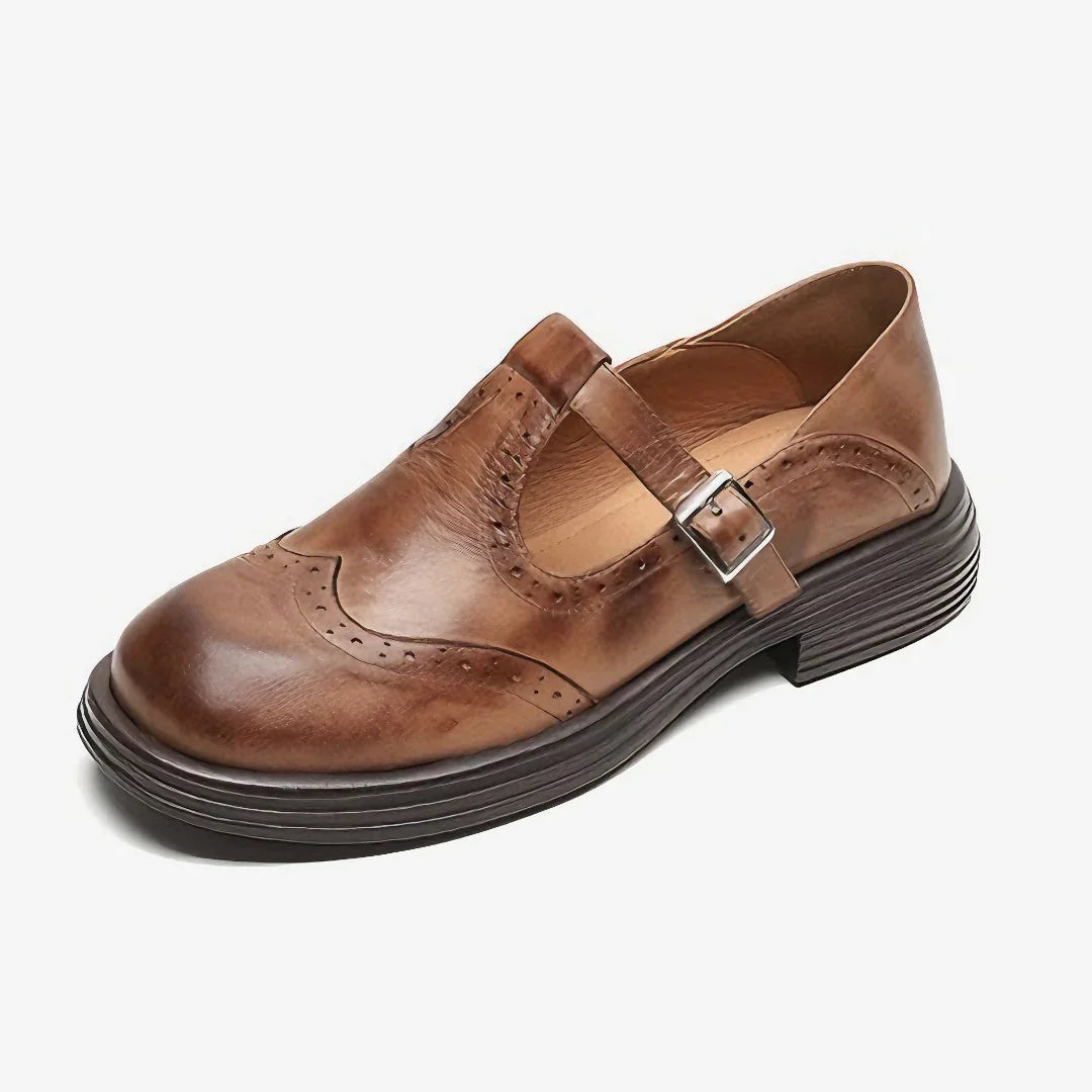 VELDA | ELEGANTES MARY JANES DE CUERO - ZYRO