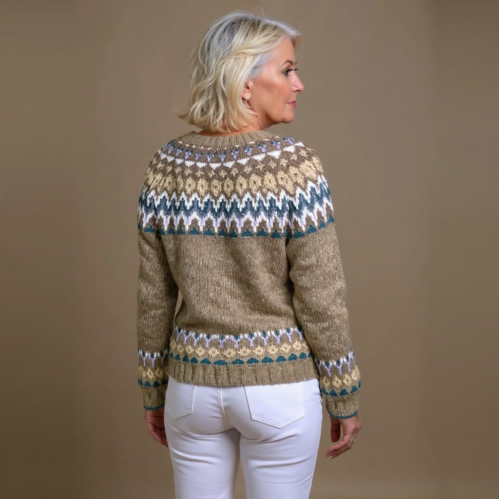 Cora | Chaqueta de punto vintage islandesa